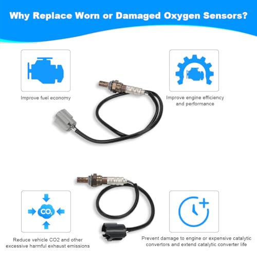 JDMON 2PCS Sensor de Oxígeno para Jeep Cherokee y Wrangler miniatura 3