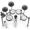 Alesis Nitro Max Kit Compact Electric Drum Kit with Quiet Mesh Pads, 10" Dual-Zone Snare, Bluetooth, 440+ BFD Sounds, Drumeo, USB MIDI, Kick Pedal