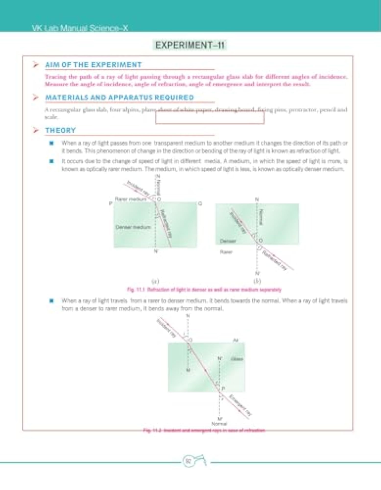 Lab Manual Science for Class 10 CBSE Edition