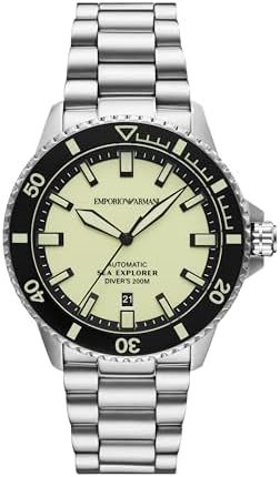 Emporio Armani Men's Sea Explorer Automatic Stainless Steel Watch
