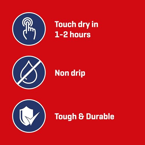 Johnstone's - Wood & Metal Paint - Gloss Finish - Brilliant White - 1.25l - Water Based - Non Drip & Quick Drying - Radiator Paint - Low Odour (Packing may vary)