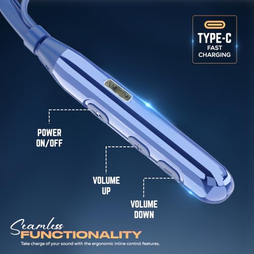 Image of Fairpick FP - NB014 Bluetooth Neckband, Ragging Blue