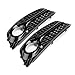 1 para A4 B8. Car Front Fog Light Grille Grill Cover Fit dla Au-Di A4 B8 2009-2011. Wyścigowe grille na zderzak samochodowy w grillach wyścigowych Kratka wyścigowa