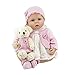 Nicery Reborn Muñecas Baby Vinilo de Silicona Suave para Niños y Niñas Cumpleaños Muñecas Reborn 20-22 Inch 50-55 cm Juguetes Reborn Baby Doll gx55-264es