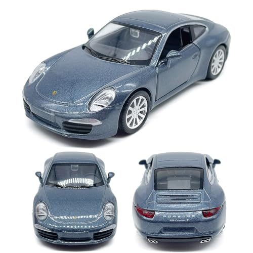 Modelo 1:36 911 Carrera S 2018 coche a escala miniatura 1