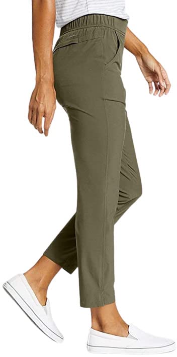Eddie Bauer Women's Ladies' Departure Ankle Pants,(Dk Thyme,-X-Large)2
