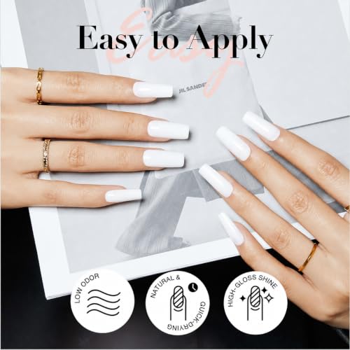 Image of AZUREBEAUTY Warm White Nail Polish