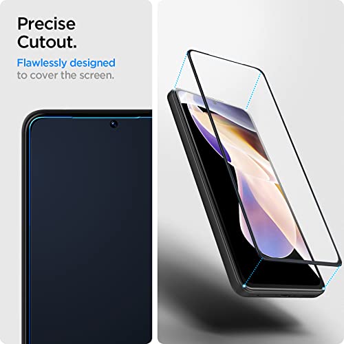 Image of Spigen Glas.tR SLIM Tempered Glass Screen Protector Guard for Redmi Note 11Pro / 11Pro + - 1 Pack