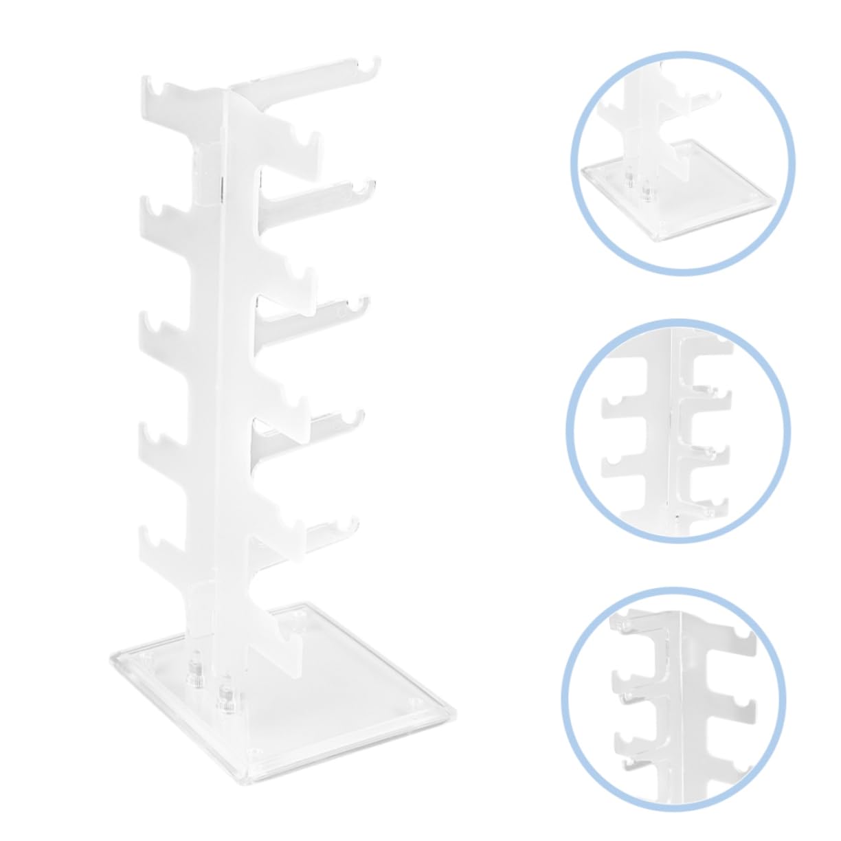 OUNONA bracket shelf sunglass holder clear sunglasses organizer sunglasses frame desktop tabletop eyeglasses display Acrylic props Organizer Glasses acrylic sunglasses organizer