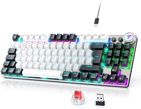 EMPIRE GAMING RF241 - Kompakte Mechanische Gaming-Tastatur Kabellos
