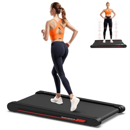 Sperax 3 in 1 Walking Vibration Pad für Laufband für Zuhause mit Bluetooth 0.3-6km/h den Heim, und Walking Vibration Pad Bürogebrauch und Fernbedienung Vibration für Zuhause und Büro (Schwarz Grau)
