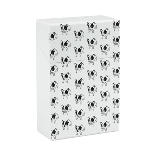 フレンチブルドッグ犬 タバコカバー 20本収納 シガレットケース 煙草ケース 煙草入れ 煙草箱 喫煙具 タバコ 保護カバー タバコ箱 シガレットケ たばこケース 携帯に便利