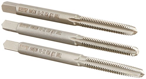 IRWIN Tap Set for Machine Screws, High Carbon Steel, 10-32 NF, 3-Piece (2531) - Thumbnail 3
