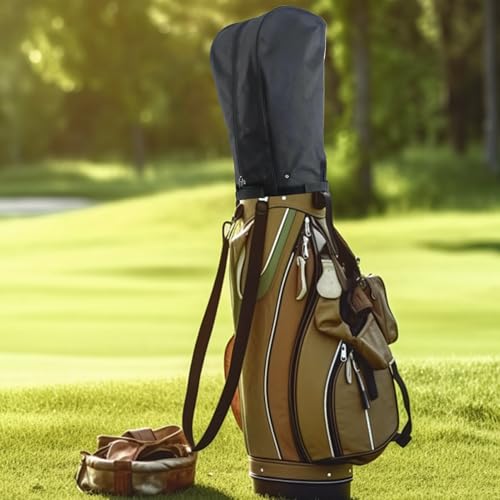 アンチパージカバレッジのためのゴルフバッグ|防水性とほこり、光とポータブルフード| Mazze Avec圧力ボタンの保護使いやすい