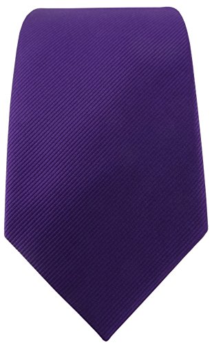 TigerTie, cravatta in tinta unita, struttura reps