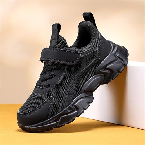 Boys Girls Athletic Shoes Lace-Up Non-Slip Lightweight Sports Shoes Basketball Running Hiking Outdoor Sneaker3