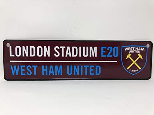 West Ham United Mini Metal Street Sign - London Stadium - The Hammers