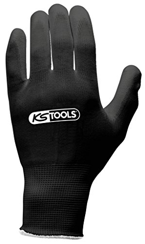 KS Tools 310.0470 Guanti in microtessuto-neri
