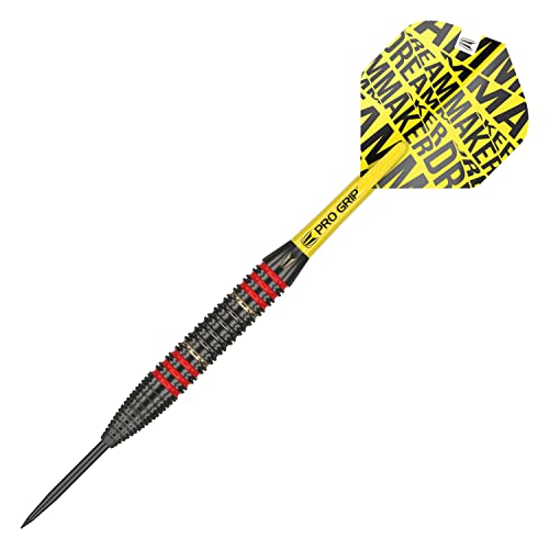 Target Darts Dimitri Van den Bergh Brass Steel Tip Darts Set, 22G Steel Tip Dart, Dream Maker Player Edition Dart Set - Image 3