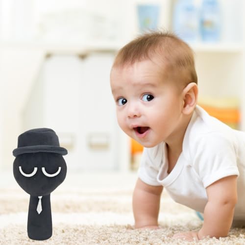 Image of Customized Text Black Sprunki Plushies