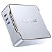Produktbild NiPoGi Mini PC, 12 GB DDR4 256 GB M.2 SSD Mini Desktop Computer Celeron J4125, 4K Micro PC Support 2,5 Zoll SSD, HDMI, VGA, Dual-WLAN, BT,Gigabit-Ethernet für Büro, Schule, HTPC