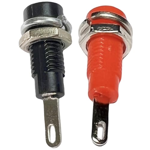 2mm Banana Jack Socket, par panel soldadura, 10 unidades miniatura 2