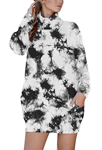 Viottiset lange, grofgebreide oversized coltrui voor dames - Image 5