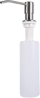 Sink Soap Dispenser Pump 300ml Kitchen Bathroom Countertop Soap Dispenser Faucet Sink Liquid Soap Lotion Dispenser Pump Storage Holder Bottle(10.6 x 2.1inch)