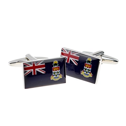 Mancuernillas Gtr Hombre Bandera Islas Caimán miniatura 1
