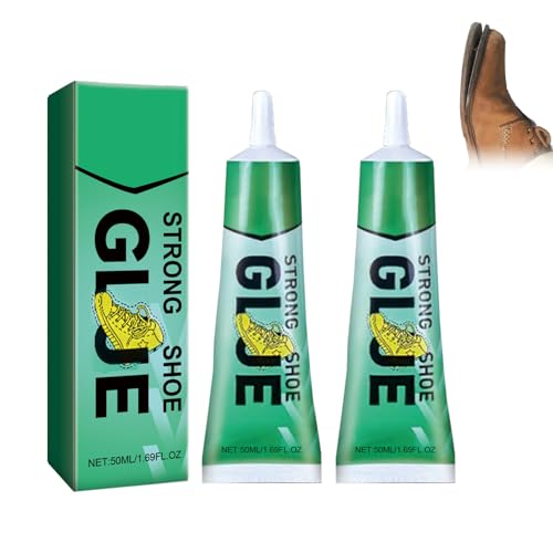 2PC Pegamento para Zapatos, Shoe Repair Glue, Waterproof Sealant, Adhesivo de Máxima Resistencia para Suelas, Botas, Tenis, Tacones, Zapatos de Senderismo, Bolsos de Cuero