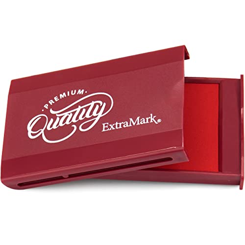 ExtraMark Felt Stamp Pad, with SnapTight Foldable Lid, Size 2