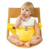 YUPZAR 1 Pièce Harnais Chaise Haute Bebe, Ajustable Ceinture De Sécurité Pour Poussette...
