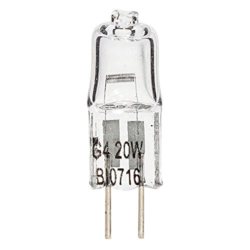 Brite Innovations G4 Halogen Bulb, 20 Watt (8 Pack) Dimmable Soft White 2700K -12V-Bi Pin -, T3 Jc Type, Clear Light Bulb #TOP1