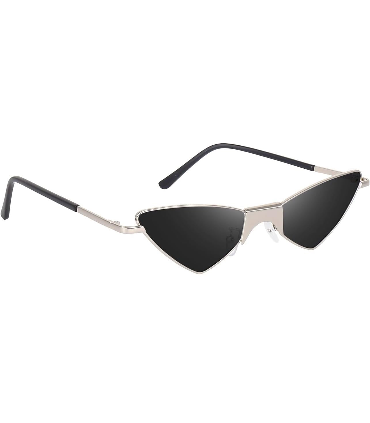 Cat Eye Classic Blue-Cut Retro Sunglasses for Women Metal Frame Shades With UV400 Protection.-picture-39
