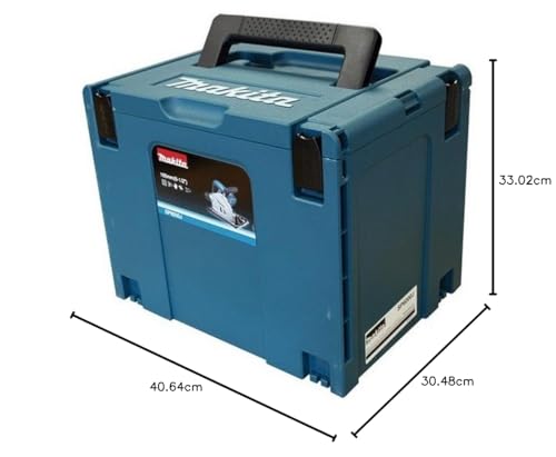 Makita 821552-6 MAKPAC Größe 4 Systemkoffer, Werkzeugkoffer, Transportkoffer, verknüpfbar an Koffersystem, mit Tragegriff, 395 x 295 x 320 mm (LxBxH)