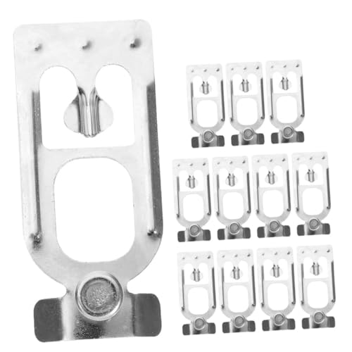 Yardenfun 12 Pièces Goupilles de Sécurité Acier pour Rayonnage Pallet Rack Clips de Verrouillage pour Système de Rangement Robuste Supports Étagère pour Stockage Sécurisé
