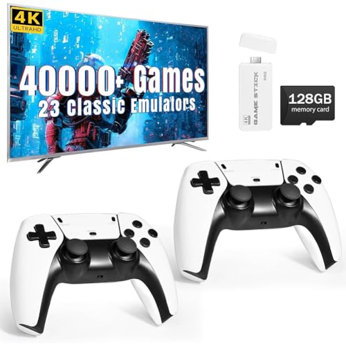 Wireless Retro Game Console Stick with 4K HDMI Output
