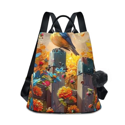 Sac à dos femme motif oiseau une touche de poésie à votre style