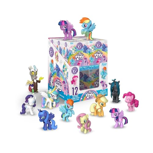 Funko Mystery Mini - My Little Pony - Twilight Sparkle, Rainbow Dash, Pinkie Pie and more - 1 of 12 to collect - Styles may vary - Figura in vinile da collezione - Idea regalo - Prodotto ufficiale
