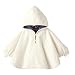 ZUMUii Butterme Cute Baby Inverno Caldo Doppio Lato di Usura con Cappuccio del Capo Poncio del Cappotto per i Bambini della Neonata del Bambino dei Ragazzi per 0-12 Mesi Bambino