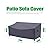 F&J Outdoors Heavy Duty Waterproof UV Resistant I Shape 3Seater Patio Sofa Cover, Grey, 82" W x 39" D x 36" H