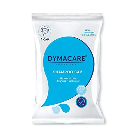 Dymacare Spülfreie Duschhaube, die Shampoos & Bedingungen Cover