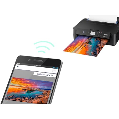 Epson Expression Photo HD XP-15000 Wireless Color Wide-Format Printer, Amazon Dash Replenishment Ready, Black, Large