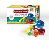  Messbecher-Set Kinderleichte Becherküche: mit 5 farbigen Cups in verschiedenen Größen