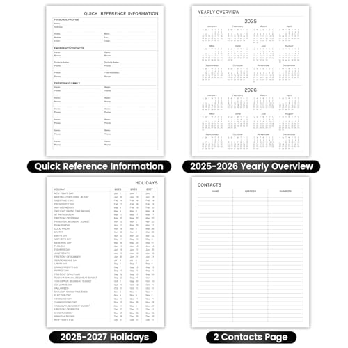 Maaibok PD810HESZYHXJZ23A01 2025 Planner - Weekly Monthly Planner 2025 thumb #4