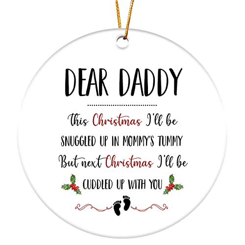 New Daddy Christmas Ornament