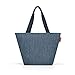 Produktbild reisenthel Shopper M - Einkaufstasche aus hochwertigem Polyestergewebe in der Farbe Twist Blue/wasserabweisend