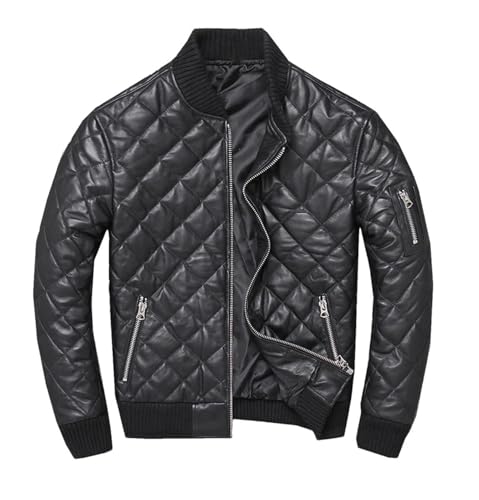 Veste d'hiver chaude en cuir Kelsiop idéale pour sorties urbaines
