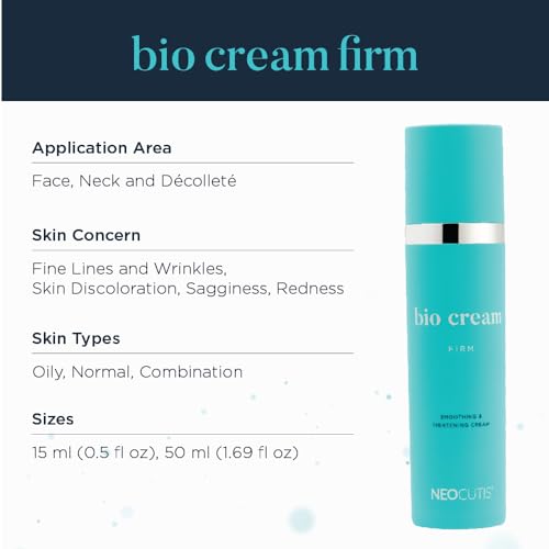 Image of NEOCUTIS Bio Cream Firm - Smoothing and Tightening, Anti-Aging Cream - Firming, Hydrating and Soothing - for Fine Lines, Wrinkles and Improving Skin Tone and Texture - Skin Healing - 50 ml / 1.69 fl
