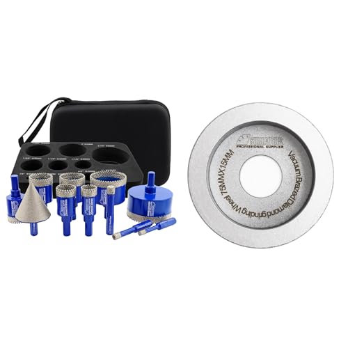 Kit de brocas para taladro de diamante 11 piezas miniatura 1